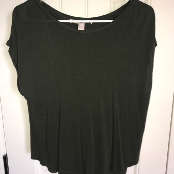 Forever 21 Green Open Back Shirt - Picture 1 of 4